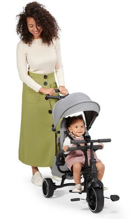 Kinderkraft Jazz Rowerek Trójkołowy Grey Melange