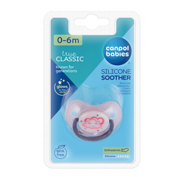 Canpol babies smoczek uspok. silikon 0-6m anatomiczny różowy