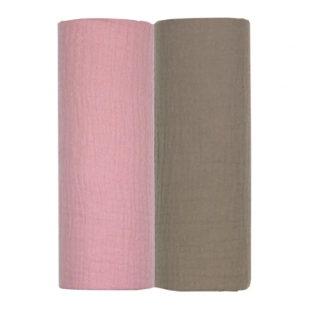 EGA KIDS ZESTAW PIELUCHY MUŚLINOWE KRESZOWANE 2SZT