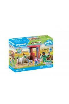 PLAYMOBILE Weterynarz z Osiołkami 71471 