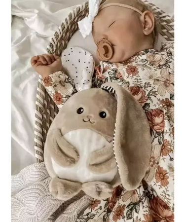 Szumisie Szumiący Miś z Czujnikiem Snu Królik Miluś Beżowy 