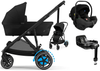 Cybex E-Gazelle S Wspomagany Wózek Głęboko-Spacerowy + Avionaut Pixel Pro 2.0 C Fotelik Samochodowy + Baza