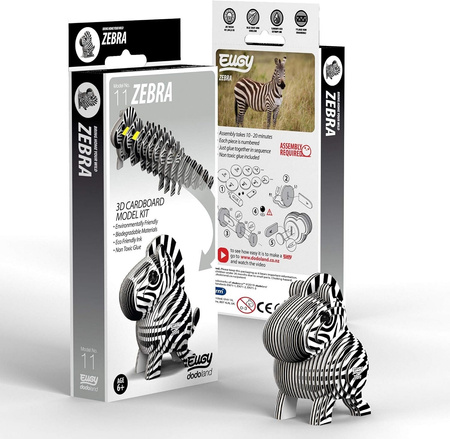 Eugy Eko 3D Układanka Zebra