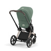 Cybex Priam 4.0 Wózek Głęboko-Spacerowy + Fotelik Samochodowy Cloud T 0-13kg + Baza T Leaf Green 