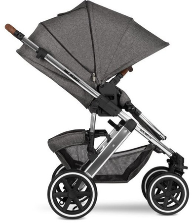 ABC Design Salsa 4 Air Wózek Głęboko-spacerowy + Tulip Fotelik Samochodowy 0-13 kg Diamond Edition - Asphalt