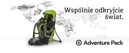 Kiddy Adventure Pack Nosidełko Turystyczne  Mystic Black