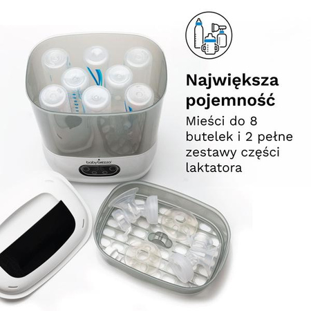 Baby Brezza Sterilizer Dryer Advanced - Sterylizator i Suszarka Do Butelek White