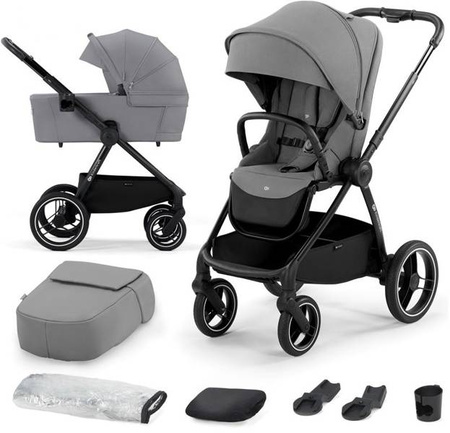 Kinderkraft Nea Wózek Głęboko-Spacerowy 2w1 Platinum Grey