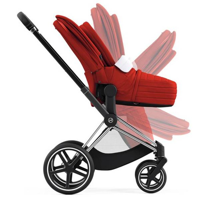 [OUTLET] Cybex Priam 4.0 Wózek Spacerowy Autumn Gold - stelaż Chrome