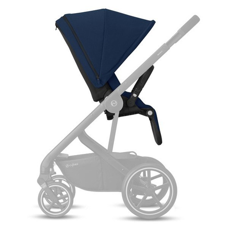 Cybex Balios S Lux Wózek Spacerowy  Deep Black - Czarna Rama 2022