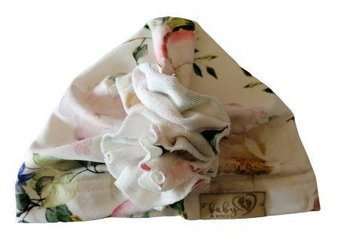 Baby in World Turban Niemowlęcy Kwiat Jabłoni  3-6mc