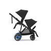 Cybex E-Gazelle S Wspomagany Wózek Spacerowy Bliźniaczy Rama Czarna Moon Black