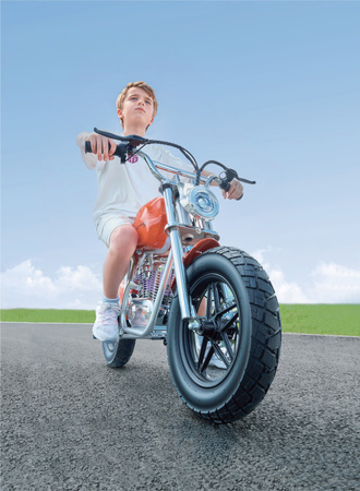 Hyper GoGo Motocykl Elektryczny S9 - Czarny