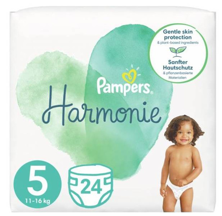 Pampers Pure Harmonie  Pieluchy r.5 24szt. rozmiar 5 11-16kg 24szt