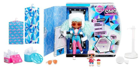 MGA L.O.L lol Surprise Omg Winter Wonderland Lalka w Szafie + Dziecko Icy Gurl and Brrr