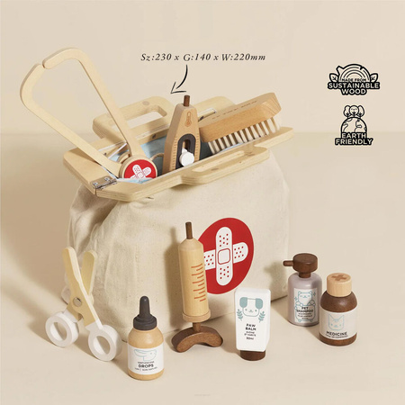 Le Toy Van Drewniany Zestaw Lekarza Weterynarza