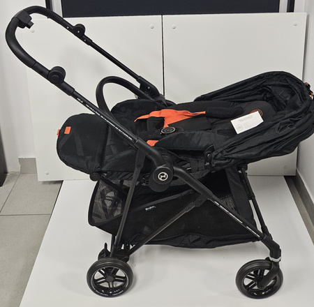 [OUTLET] Cybex Melio Street New Wózek Spacerowy Real Black