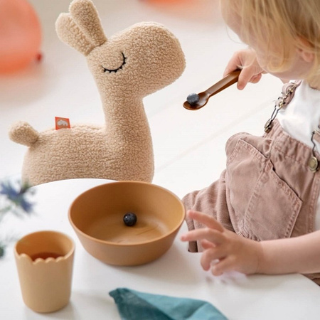 Done by Deer Kiddish Zestaw Obiadowy Mustard 3szt