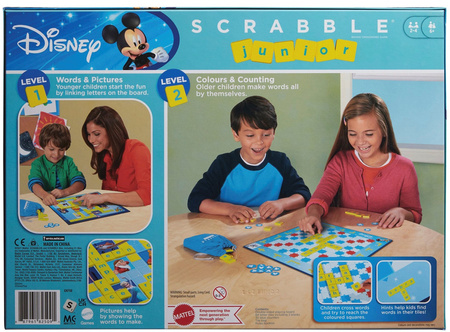 Mattel Gra Scrabble Junior Disney HBF11 