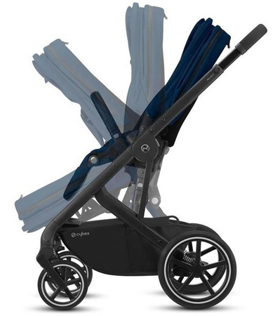 Cybex Talos S Lux Wózek Spacerowy Czarna Rama Soho Grey