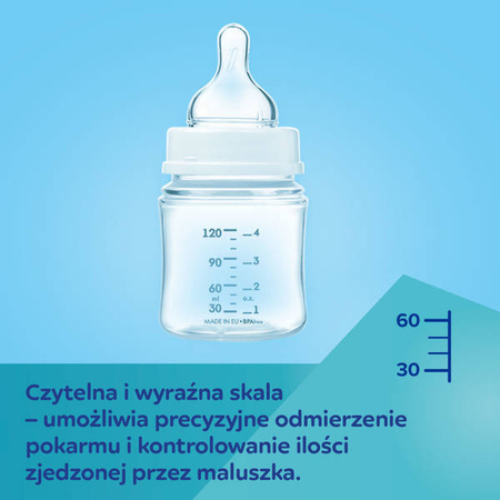 Canpol Babies PP Easy Start Royal Baby Butelka Szeroka Antykolkowa 120ml 35/233 Niebieski