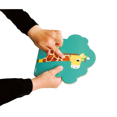 Janod Karty sensoryczne Sawanna 7 elementów 12 m+