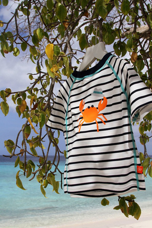 Lassig Koszulka T-shirt do pływania Sailor navy UV 50+