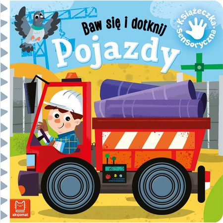 Aksjomat Baw Się I Dotknij. Pojazdy. Książeczka Sensoryczna