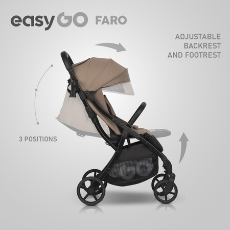 Easy Go Faro Wózek Spacerowy Savana Beige