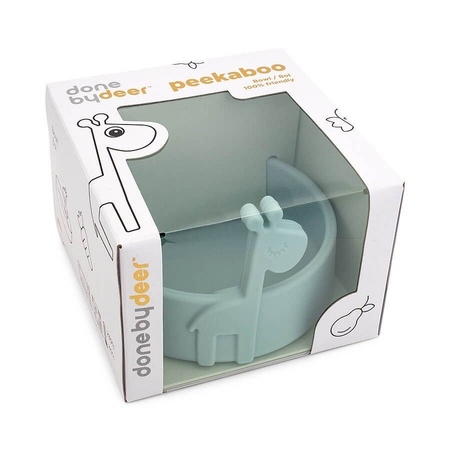 Done by Deer Peekaboo Miseczka Silikonowa Raffi Blue