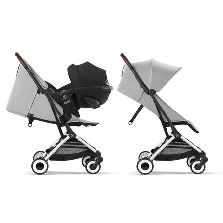 Cybex Orfeo Wózek Spacerowy Rama Srebrna Fog Grey
