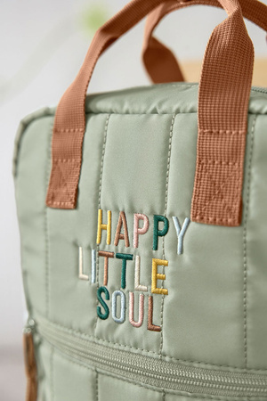 Lassig Plecak mini kwadratowy Little Gang Light khaki