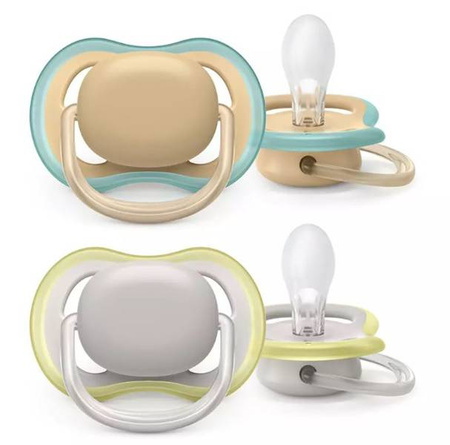 Avent Ultra Air Smoczek Uspokajający 0-6m Air Non Deco Neu