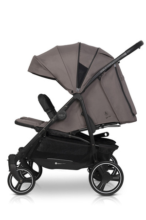Euro-Cart Doblo Wózek Spacerowy Bliźniaczy lub Rok Po Roku Taupe