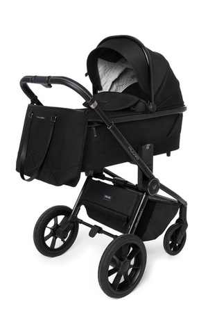Muuvo Quick SE 2 Wózek Głęboko-Spacerowy Paradise Gold + Cybex Aton B2 i-Size Fotelik Samochodowy 0-13kg + Baza One Volcano Black