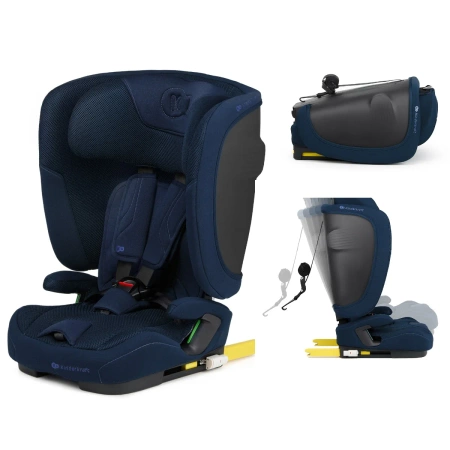 Kinderkraft FIX2GO Fotelik Samochodowy 9-36 kg Niebieski