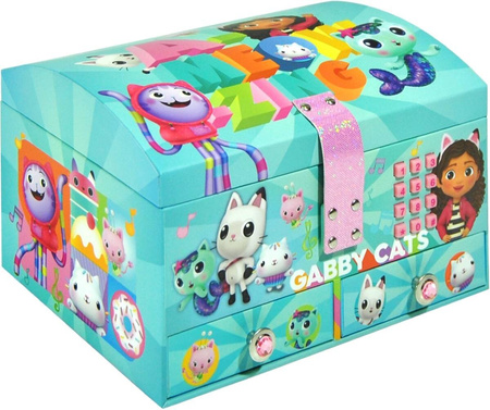 Kids Euroswan Pudełko/szkatułka z kodem i efektami dźwiękowymi - Koci Domek Gabi