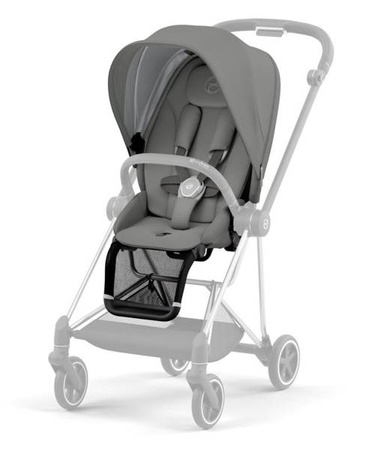 Cybex Mios Wózek Głęboko-Spacerowy Rama 3.0 + Gondola 2.0 Lux Soho Grey + Tapicerka 3.0 Siedziska Soho Grey