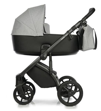 Roan Bass Next Wózek Głęboko-Spacerowy 2w1 Silver Chevron