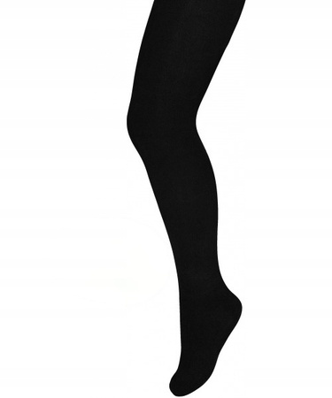 Milusie Rajstopy Czarne Gładkie Rozmiar 80-86