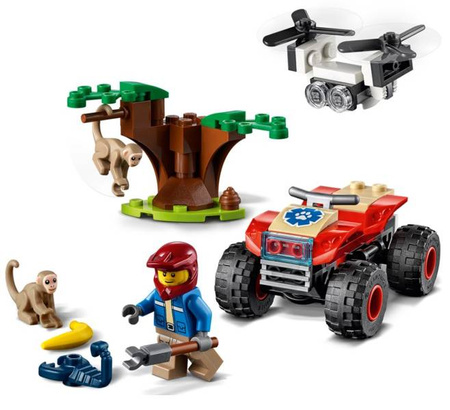 Lego Klocki Quad Ratowników Dzikich Zwierząt 60300