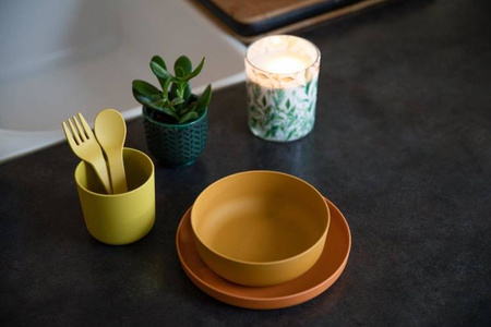 Bo Jungle Zestaw Naczyń BioPlastik CPLA Ochre