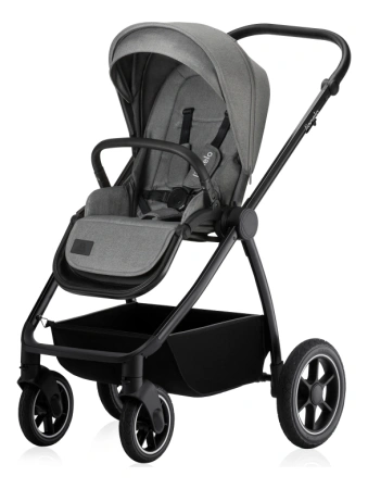 Lionelo Meril Wózek Głęboko-Spacerowy 3w1 Grey Stone