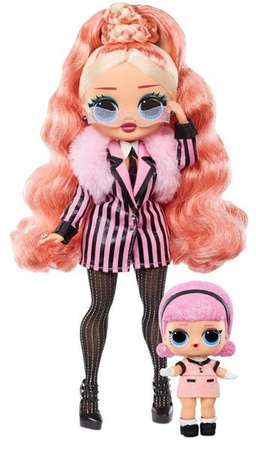 MGA L.O.L lol Surprise Omg Winter Wonderland Lalka w Szafie + Dziecko Big Wig and Madame Queen