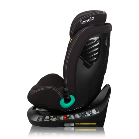 Lionelo Bastiaan one i-Size - obrotowy fotelik samochodowy 0-36 kg | Black Carbon