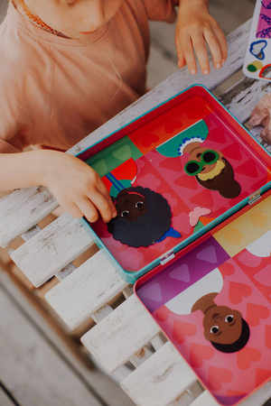 Mudpuppy Magnetyczne postacie Moje włosy, moja korona 4+