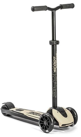 Scootandride Highwaykick 5 LED Hulajnoga Składana Ze Świecącymi Kółkami 5+  Ash