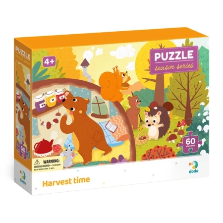 Dodo Toys Puzzle Pory Roku 60 El.Czas Zbiorów