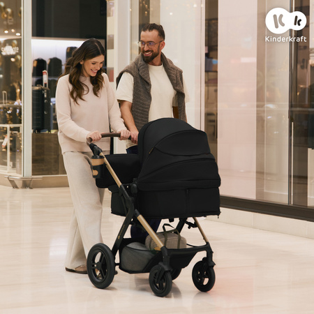 Kinderkraft Wózek Wielofunkcyjny 3w1 MOOV 2 XL szary