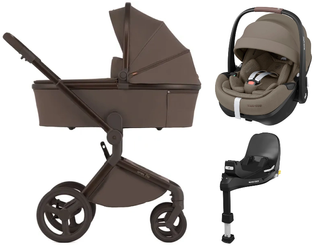 Anex Flo Wózek Głęboko-Spacerowy + Maxi-Cosi Pebble 360 Pro2 Fotelik Samochodowy + Baza